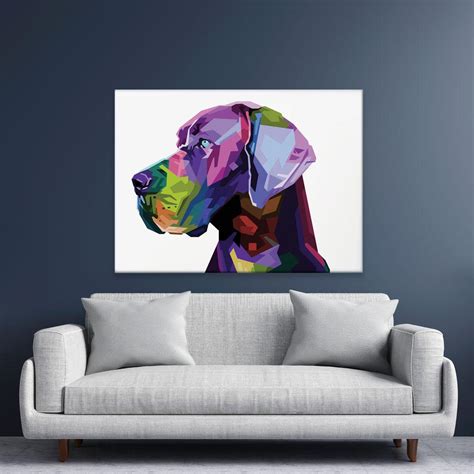 pop art great dane canvas print art print shop