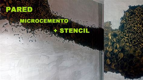 Como Aplicar Microcemento En Paredes Stencil Proceso Paso A