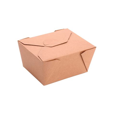 Greenpak Pe Lined Kraft Fold Top Takeout Box Green Century