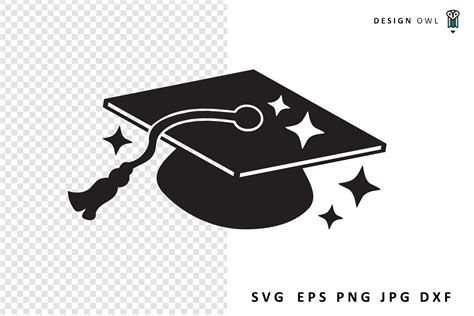 Graduation Cap SVG File Graphic by Design Owl · Creative Fabrica