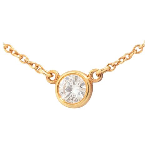 tiffany   diamonds   yard necklace gold  stdibs