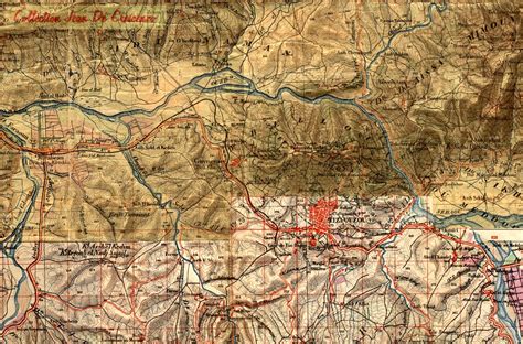 carte detat major des environs de tizi ouzou