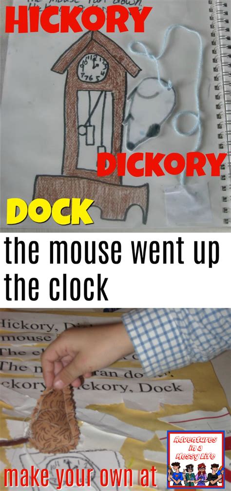 Hickory Dickory Dock Craft For Preschool