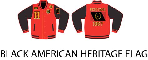 Black American Heritage Flag Jacket – Freshhh Whips