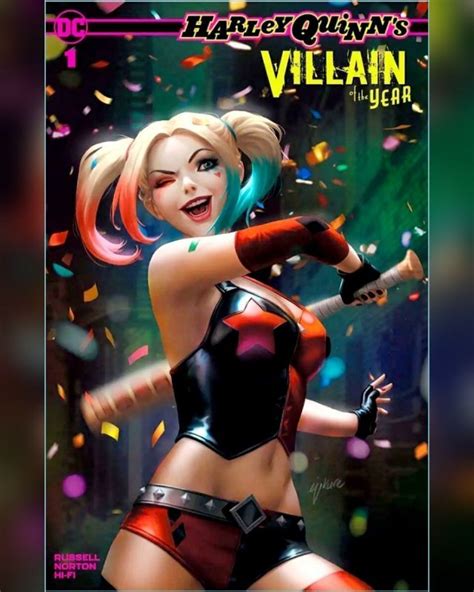 Harley Quinn Villain Of The Year 1 Wow Ejikure Exclusive Variant Batman Poison Comic Books