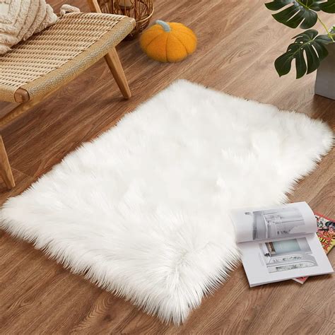 Amazon Fruimul Round Faux Fur Rug Fluffy Shaggy Area Rug Ultra