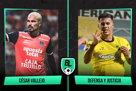 César Vallejo vs Defensa y Justicia previa alineaciones horario y