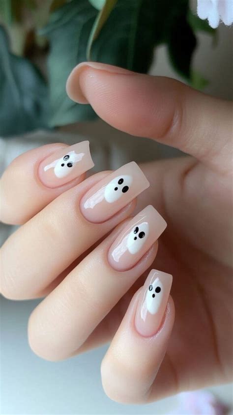 Nude Halloween Nail Ideas For A Classy Creepy Look Lookosm