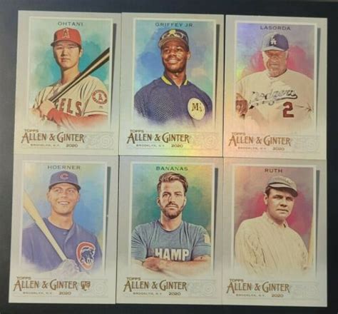 Topps Allen And Ginter Silver Portrait Hot Box With Rookies You