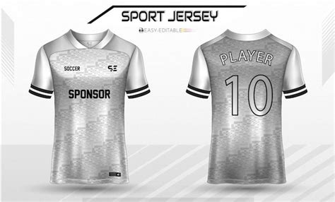 Premium Vector Vector Jersey Template Sport Jersey Design
