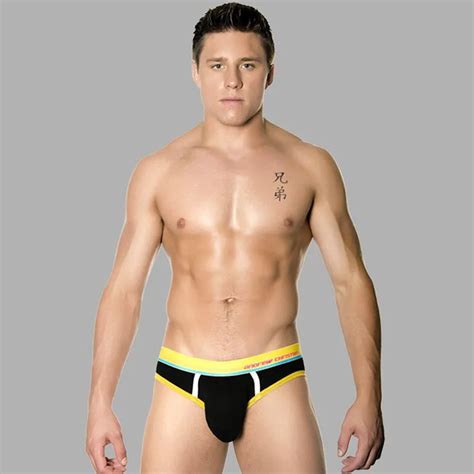 New Arrival Sexy Men Briefs Open Jockstrap Andrew Christian Young Gay