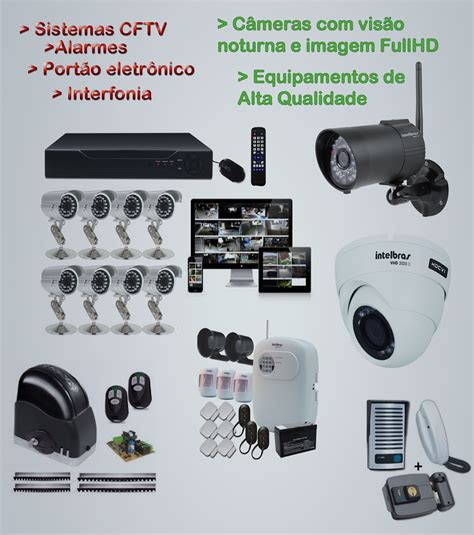 Cameras De Segurança E Alarmes - Câmeras de segurança, alarmes, portão eletrônico e interfone | Click ...
