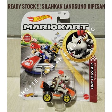 Hot Wheels Mario Kart Dry Bowser Standard Kart Hotwheels Mariokart Original Mattel Shopee Malaysia