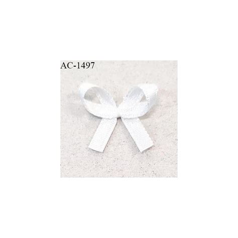 Noeud Lingerie Satin Haut De Gamme Couleur Blanc Haut De Gamme Largeur Mm Hauteur Mm Prix