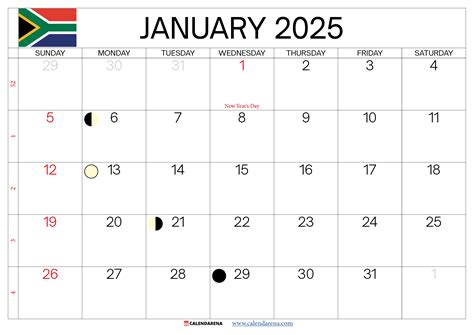 Calendar For 2025 South Africa Calendar - Ollie Aundrea