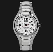 Seiko Sportura Sng P Kinetic Auto Relay Silver Dial Stainless Steel