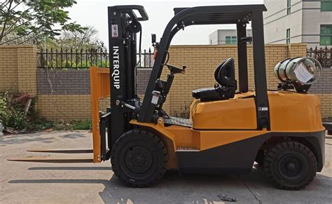 Optional Attachment 3 5 Ton LPG Gas Gasoline Petrol Forklift With