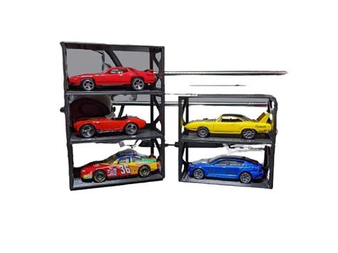 Expositor De Autos A Escala Hot Wheels Matchbox Modular X Electrogeek