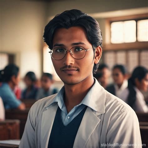 Nepali Anime Teacher Dhaulis Classroom Adventures Stable Diffusion