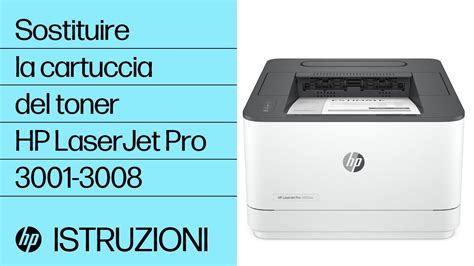 Come Sostituire Il Toner Stampanti HP LaserJet Pro 3001 3008 E 3001e