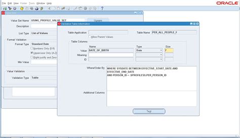 My Oracle World Using Profiles In Value Sets In Oracle