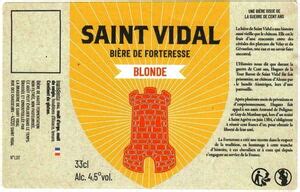 Drink Label Saint Vidal Blonde Brasserie De Saint Vidal Francecol Fr Beer