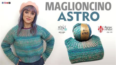 Maglioncino Oversize Facilissimo Astro Simple Crochet Sweater Mom