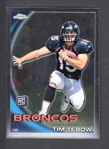 Tim Tebow Topps Chrome Rookie Card Broncos Ebay