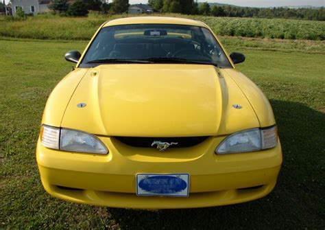 Chrome Yellow 1998 Ford Mustang GT Coupe