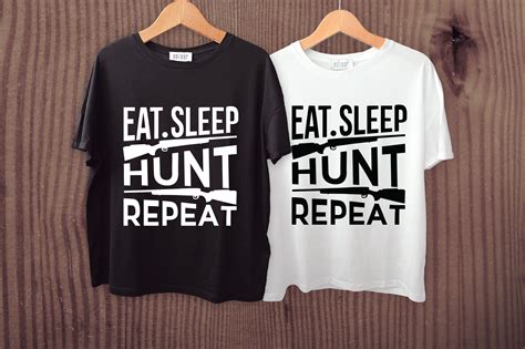 Eat Sleep Hunt Repeat Hunting Svg By Craftlabsvg Thehungryjpeg