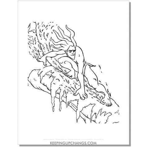 Free Tarzan Coloring Pages, Sheets [MOST POPULAR Printables!]