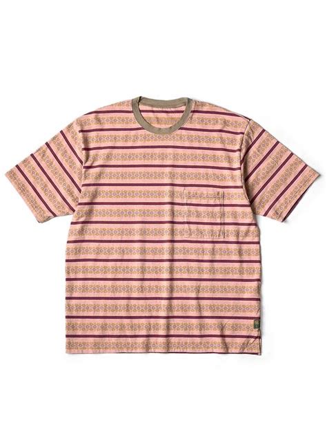 Kapital Kapital Sunrise Jacquard Stripe Pennant 1 Flag T Shirt Grailed