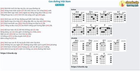 Chord Con Ng Vi T Nam Tab Song Lyric Sheet Guitar Ukulele