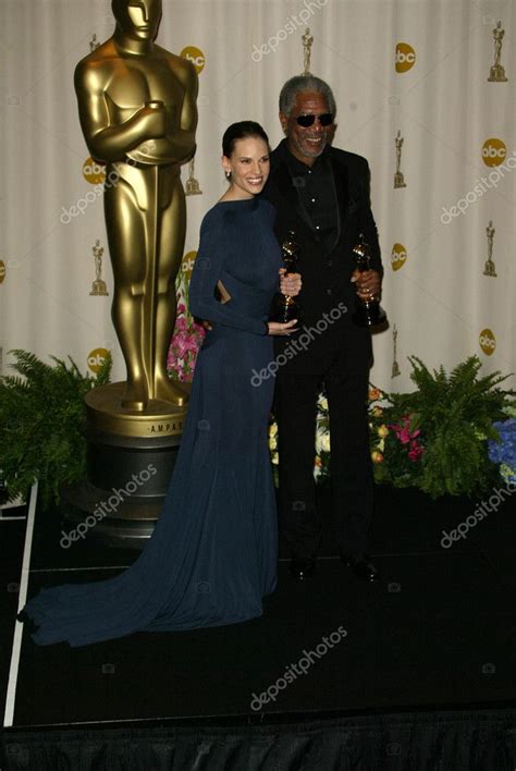 Hilary Swank And Morgan Freeman Stock Editorial Photo © S Bukley