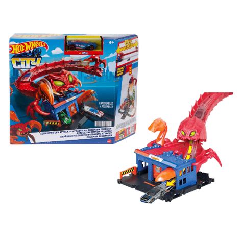 Hot Wheels Pista City Nemesis Ataque do Escorpião Mattel Clubinho do Desconto