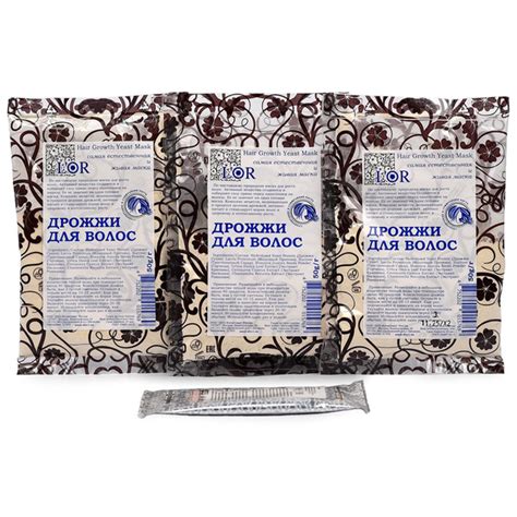 DNC, серия L'Or, набор: Дрожжи для волос 50г 3 шт и Презент Филлер для ...