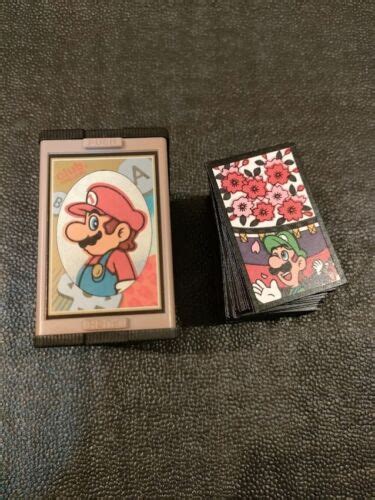 Club Nintendo Super Mario Hanafuda Japanese Playing Cards Black Limited