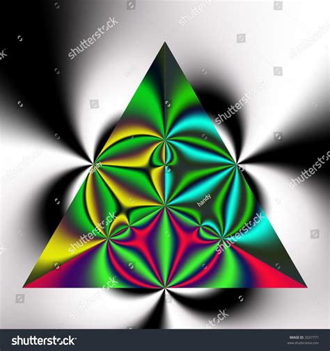 Triangle Fractal Art Stock Photo 2037771 Shutterstock