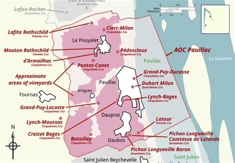 Pauillac Map Wine Map Wine Chart French Wine 51 OFF