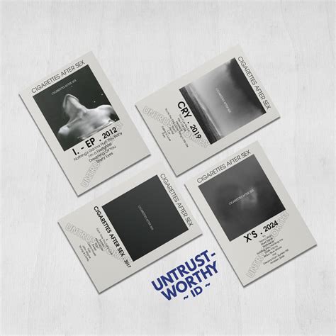 Jual Poster Cigarettes After Sex Album Dan EP Ukuran A Pcs Shopee Indonesia