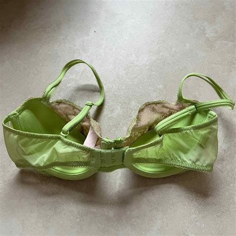 Victorias Secret Green Balconette Bra With Padding S… Gem