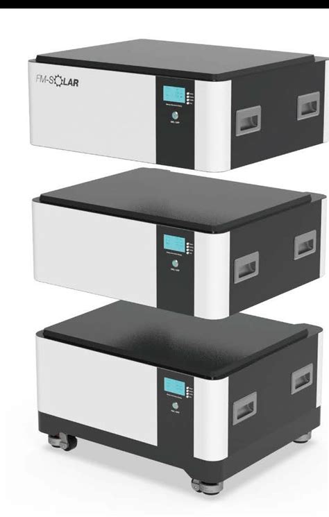 15 kWh Speicher FM-Solar PV Akku Stapelbar 51.2V 300Ah LiFePO4 Lithium ...