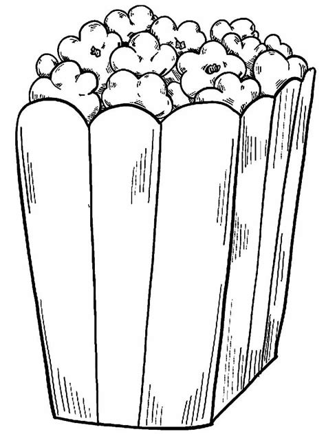 Попкорн рисунок для срисовки - Фотоподборки 1