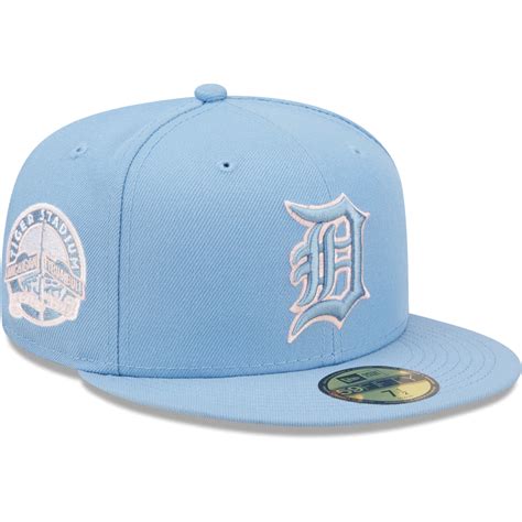 New Era Detroit Tigers Light Blue Tiger Stadium 59fifty Fitted Hat