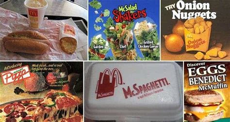 Discontinued Mcdonalds Items You Probably Never Knew Existed