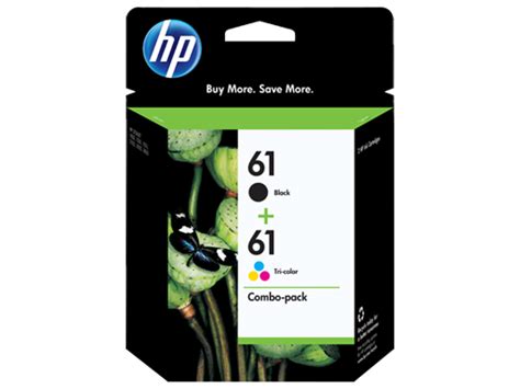 HP 61 2-pack Black/Tri-color Original Ink Cartridges | HP® Official Store