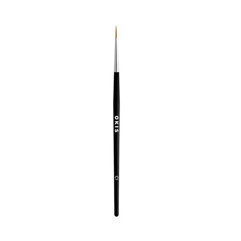 Кисточка для окрашивания бровей краской C1 из нейлона круглая OKIS BROW