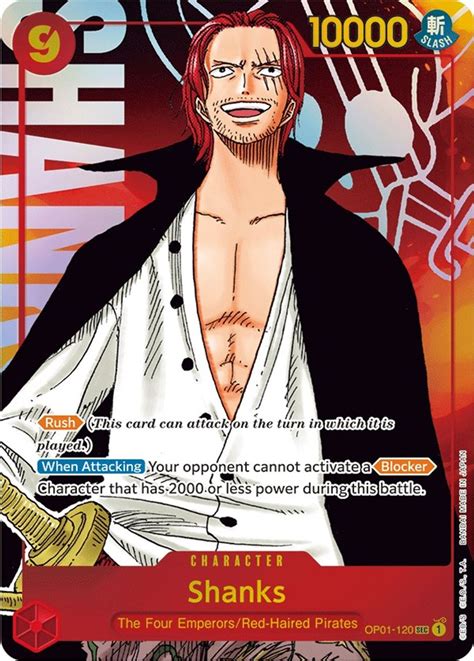 Shanks Parallel Romance Dawn One Piece Card Game