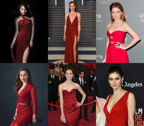 Red Hot Emma Stone Vs Gal Gadot Vs Anna Kendrick Vs Emilia Clarke Vs Emmy Rossum Vs