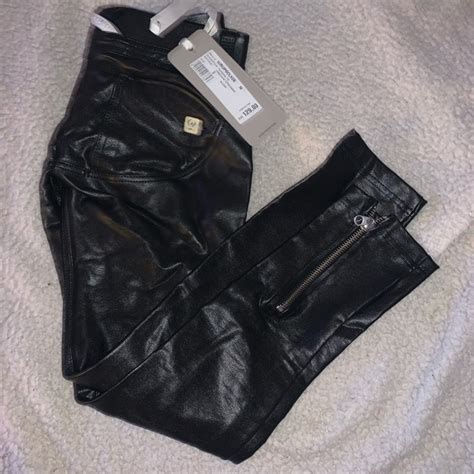 Freddy Pants And Jumpsuits Nwt Wr Up Freddy Leather Pants W Zippers